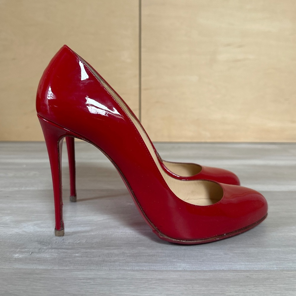 Christian Louboutin Fifi 120 Corazon red heels, size 39
